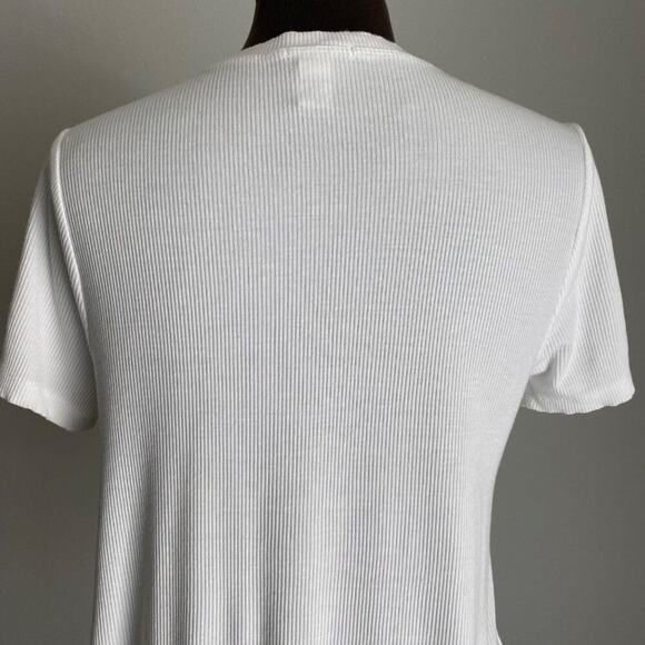 Forever 21 top short sleeve ribbed casual lounge size S - Picture 5 of 9